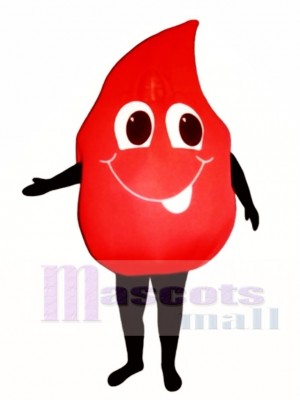 Blood Drop Mascot Costume