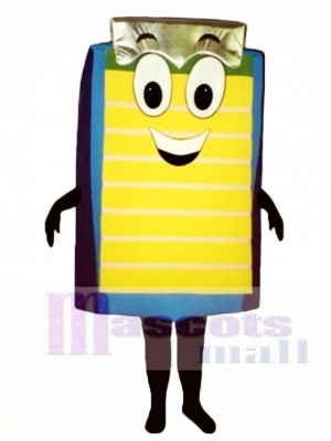 Clip Board Mascot Costume