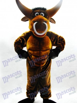 Black Bull Mascot Costume