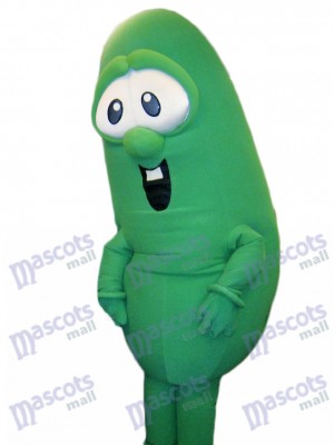 Larry the Cucumber Mascot Costume VeggieTales Cartoon 