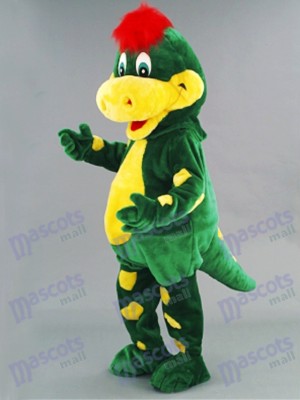 Green Dino Dinosaur Mascot Costume Animal