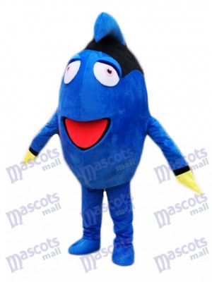 Regal Blue Tang Mascot Costume Cartoon Character