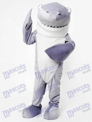 Gray Shark Mascot Adult Costume Shark