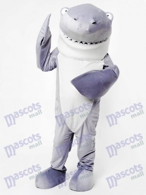 Gray Shark Mascot Adult Costume