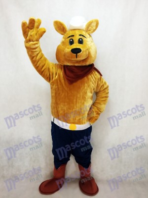 Cowboy Coyote Wolf Mascot Costume