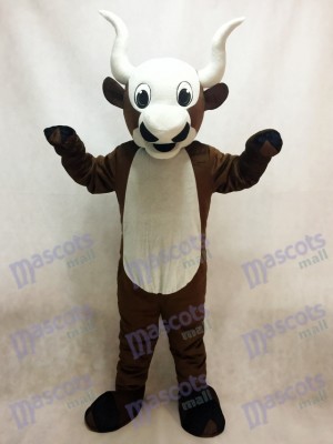 Yak Mascot Costume with White Belly