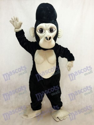 Black Silverback Gorilla Mascot Costume Animal  