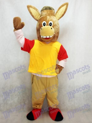 Brown Martin the Donkey Mascot Costume Animal  