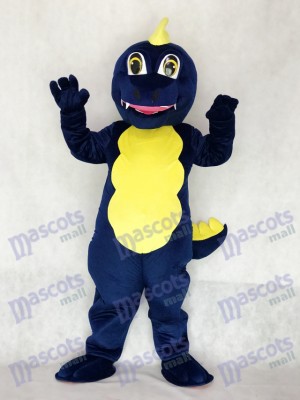 Adult Navy Blue Dragon Mascot Costume Animal 