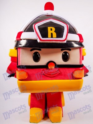 Orange Robotic Car Mascot Costume Cartoon