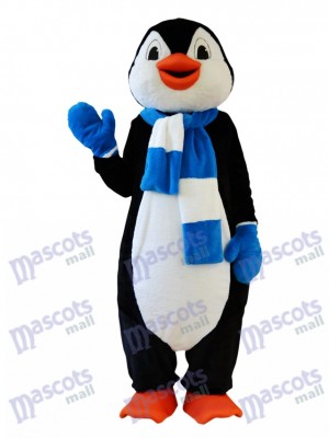 Penguin With Scarf Mascot Costume Ocean
