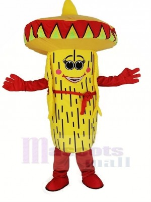Mexican Food Tamale Mascot Costume Cartoon