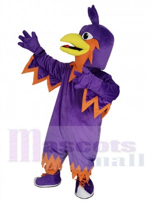 Purple Phoenix Mascot Costume