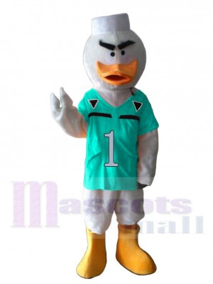 The Miami Hurricanes Sebastian the Ibis Bird Mascot Costume Animal