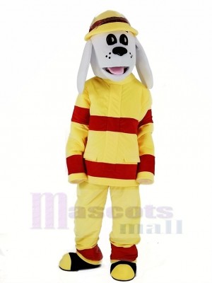 New Sparky the Fire Dog Mascot Costume Cartoon	