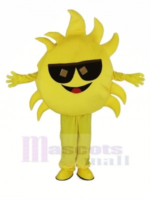 Mr. Sunshine Mascot Costume Cartoon	