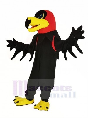 Black Night Hawk Mascot Costume	