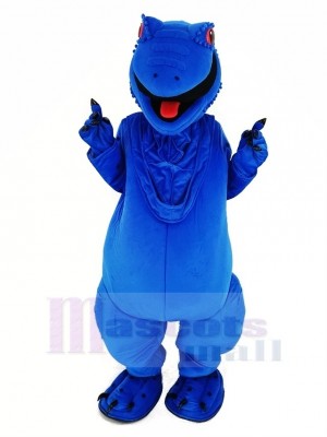 Blue Lizard Mascot Costume Animal