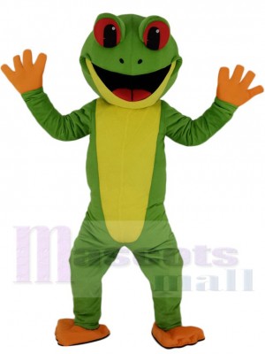 Green Tree Frog Mascot Costumes Animal  