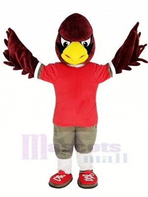 Cool Red Eagle Mascot Costume Animal