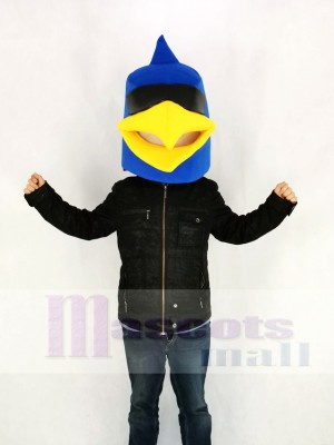 Blue Bird Only Head Mascot Costume Cartoon