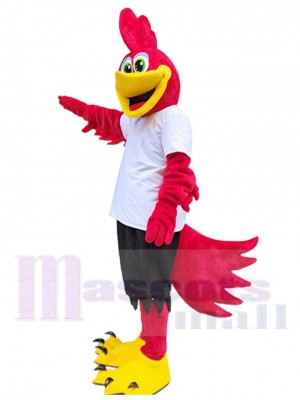 Red Roadrunner Bird Mascot Costume For Adults Mascot Heads