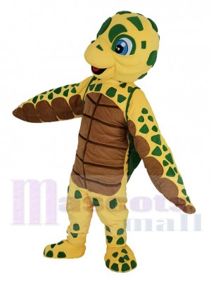 Green Spots Sea Turtle Mascot Costume Animal