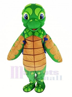 Sea Turtle with Blue Shell Mascot Costume Animal