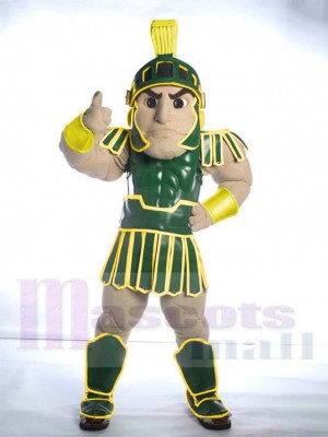 Mighty Spartan Trojan Knight Sparty Mascot Costume People