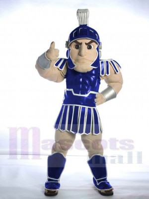 Navy Blue Spartan Trojan Knight Sparty Mascot Costume People