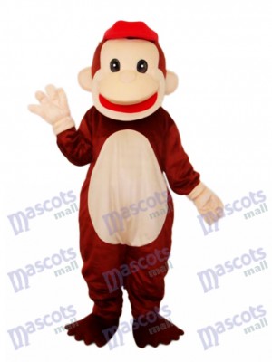 Happy Monkey Mascot Adult Costume Animal