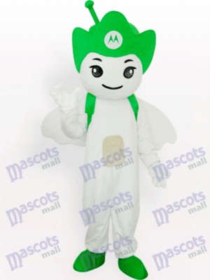 Green Moto Angel Party Adult Mascot Costume