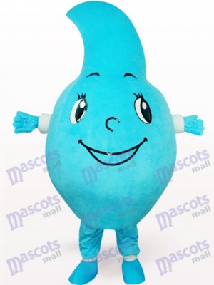 Blue Water-drop Party Mascot Costume