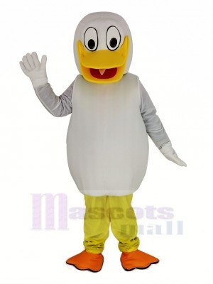 White Duck Mascot Costume Animal