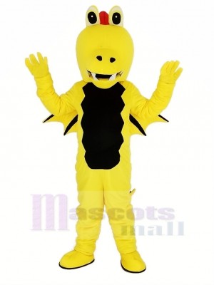 Yellow Thorn Dragon Mascot Adult Costume