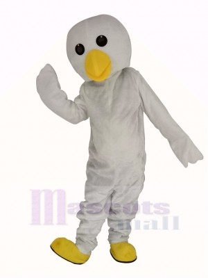 White Chick Mascot Costume