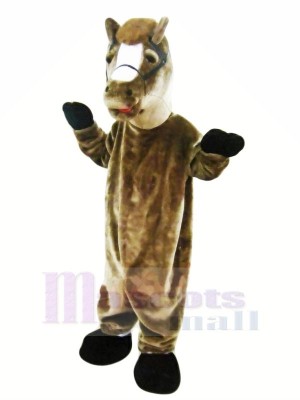 Brown Horse Mascot Costumes Adult	