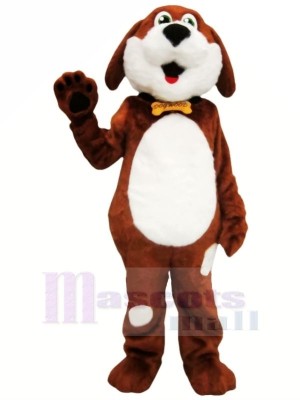 Brown and White Dog Mascot Costumes Animal