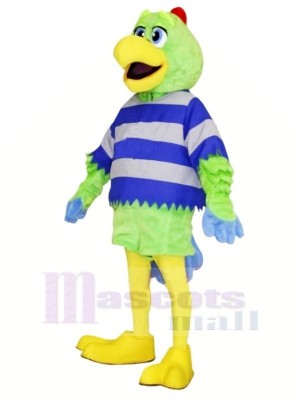Tall Green Parrot Mascot Costumes Adult	