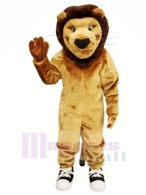 Strong Brown Lion Mascot Costumes Adult