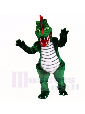 Green Dragon Mascot Costumes Adult