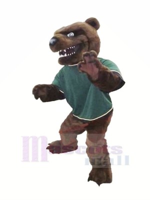 Fierce Brown Bear Mascot Costumes Cartoon