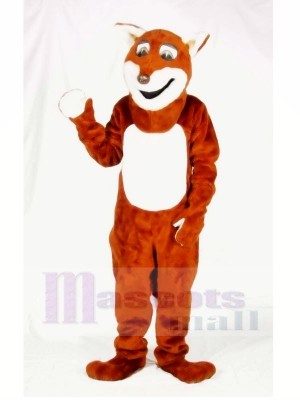 Happy Fox Mascot Costumes Adult