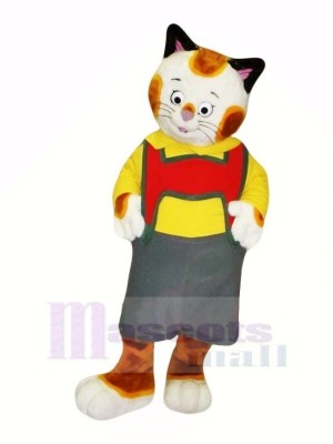 Cute Pattern Cat Mascot Costumes Cartoon