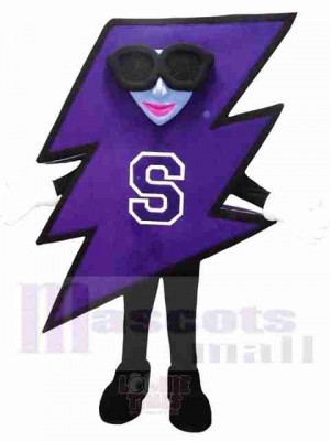 Cool Lightning Mascot Costume 