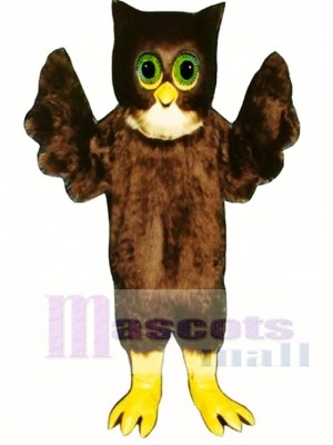 Cute Wise Owl Mascot Costume