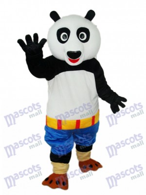 Kung Fu Panda Blue Shorts Mascot Adult Costume Animal 