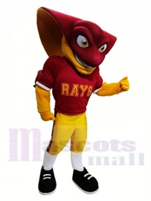 High School Power Stingray Mascot Costume 