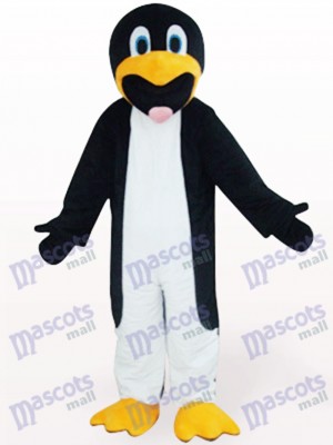 Black And White Slim Penguin Animal Mascot Costume