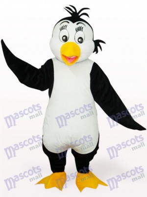 White And Black Cute Penguin Animal Adult Mascot Costume